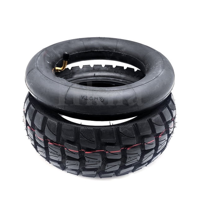 NeumáTico Exterior del Tubo Interior 255X80 para Patinete EléCtrico 10X Mejora de 10 Pulgadas Todoterreno, 90 Grados
