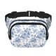 thumbnail image 1 of Fotbe Rose Flowers Cangurera Cuadrada con Estampado de Doble Capa, Bolsa de Cintura Ajustable Mini para Hombres y Mujeres, 1 of 9