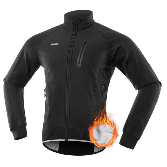 Cycling Jacket,Windproof Thermal Fleece Thermal Fleece Bike Waterproof Windproof Thermal Men Waterproof Windproof Autumn Winter Coat Bike Bike Autumn Jinmie Buzhi Hxber