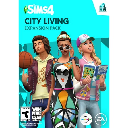 The Sims 4: City Living Expansion Pack  Electronic Arts  PC  Mac  [Physical]