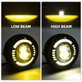 thumbnail image 5 of evomosa 5.75 inch Headlight for Motorcycle, 5.75" Round LED Motorcycle Headlight DOT Approved Headlamp High Low Beam for Cafe Racer E-bike Bobber Chopper, 5 of 11