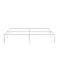thumbnail image 6 of Mainstays Queen 14" Heavy Duty Steel Slat Platform Bed Frame with Storage Space Under Frame, No Box Spring Required, White, 6 of 12