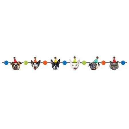 Animal Banner - Over the Hill 'Party Animal' Deluxe Pom Pom Banner (1ct)