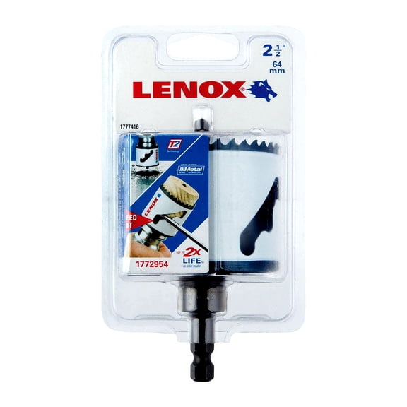 Lenox Speed Slot 2-1/2 in. Dia. x 1.5 in. L Bi-Metal Hole Saw 1 pc.