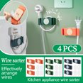 thumbnail image 2 of Wovilon Tools Home Improvement 4 Pack Kitchen Appliance Cord Wraps, Appliance Cord Holder, Small Appliance Cord Holder, Cord Storage For Cord Organization, 2 of 8