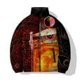 thumbnail image 3 of Chaquetas de invierno para hombre, chaqueta holgada, abrigo para hombre, ropa informal de algodón para hombre, chaqueta de algodón estampada con patrón de montaña de nieve, abrigos, 3 of 5