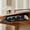 Black#1772, variant on Under Table Cable Management Tray White Plastic Wire Organizer for Office Desk Power Strip Holder No Drill Adhesive Mounting Rack Storage Solution