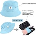 thumbnail image 4 of Sombrero de pescador, sombrero para el sol para mujer, sombrero tipo cubo, sombrero de algodón, sombrero plegable con protección solar para mujeres y hombres, actividades al aire libre, 4 of 5