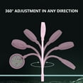 thumbnail image 5 of Clip On Aquarium Light for Fish Tanks,Led Aquarium Light for Plants,USB Plug 360 Degree Adjustable Bendable Water Plant Light Fill Light,USB Moving Lamp for Open Terrarium (Pink), 5 of 8