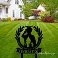 thumbnail image 2 of Handmadetneonsign Outdoor Memorial Veteran Solute Metal Name Sign With Stakes, Garden Yard Decor, 2 of 4