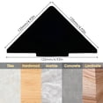 thumbnail image 2 of HBFAGFB 10 Pcs Double Sided Non Slip Reusable Rug Stopper, Washable Rug Pad Grippers for Hardwood Tile Floors Carpets Floor Mats, Black, 2 of 2