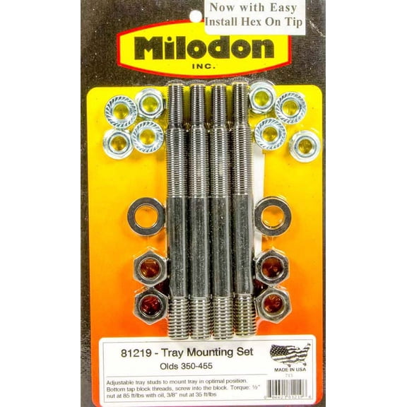 Milodon 81219 MLD81219 TRAY INSTALL KIT OLDS