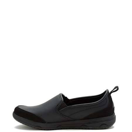 tredsafe gwen slip resistant athletic shoe in black women's