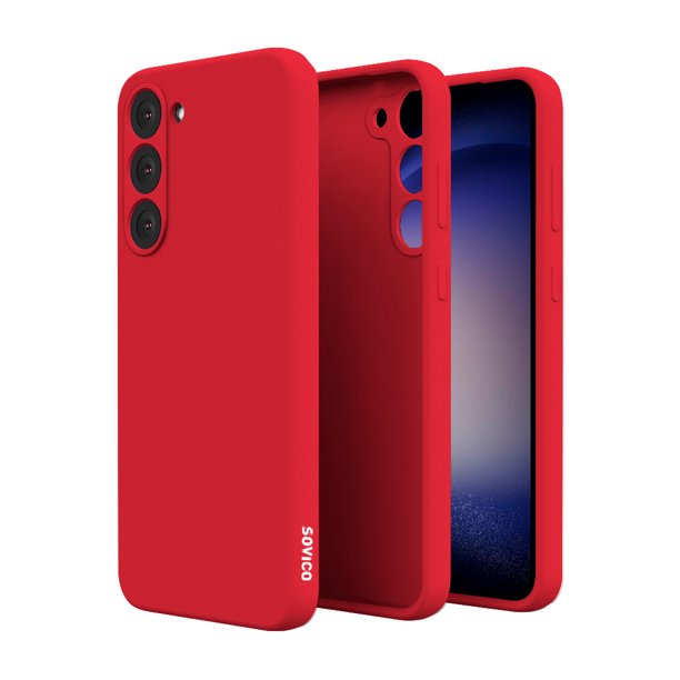 Funda de Protección para Samsung Galaxy S23 - Sovico - Silicón con Forro de Microfibra
