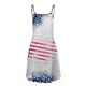 thumbnail image 4 of WILLBEST Vestido Vestidos De Verano Para Mujer Día De La Independencia Casual Minifaldas Sin Mangas, 4 of 4