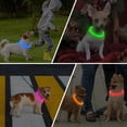 thumbnail image 6 of Miaocao LED Dog Collar, Light Up Dog Collars USB Rechargeable for Night Walking-Fashion TPU Glowing Safety Pet Collar Lights for Small Dogs Cat(Pink), 6 of 8