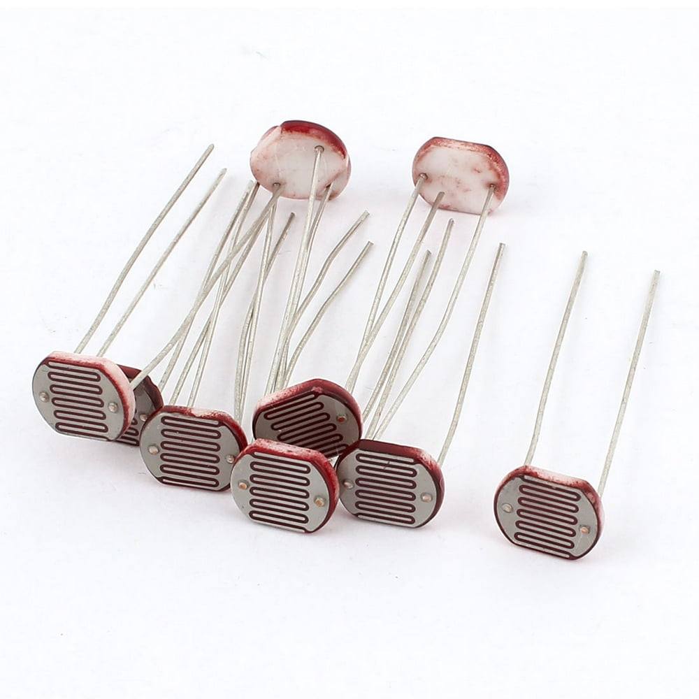 10 Pcs Photoresistor Optoresistor Photo Light Sensitive Resistor 10mm
