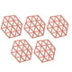 thumbnail image 3 of Mantel individual hexagonal, mantel individual hexagonal de silicona de 5 piezas, tapete para platos y mesa, tapete para tazas y bebidas, rendimiento sólido Jadeshay A, 3 of 8