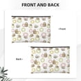 thumbnail image 2 of Cauagu Donut Sloth for Tyvek Makeup Bag,Reusable Travel Cosmetic Bag Women Organizer Toiletry Bag Birthday,Gifts for Women Girlfriend Mom Teacher 6.5’’*8.9’’, 2 of 7