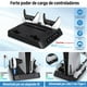 thumbnail image 3 of Soporte de carga para PS5 y PSVR2, soporte vertical con ventilador de refrigeración y estación de carga inalámbrica para dos mandos, kit de soporte para gafas VR 2, 3 of 8
