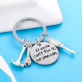 thumbnail image 2 of Uncle Gifts Funny Uncle Keychain Birthday Gift for Uncle Key Chain Uncle Keyring Fathers Day Uncle Gift (If uncle can't fix it, no one can), 2 of 8