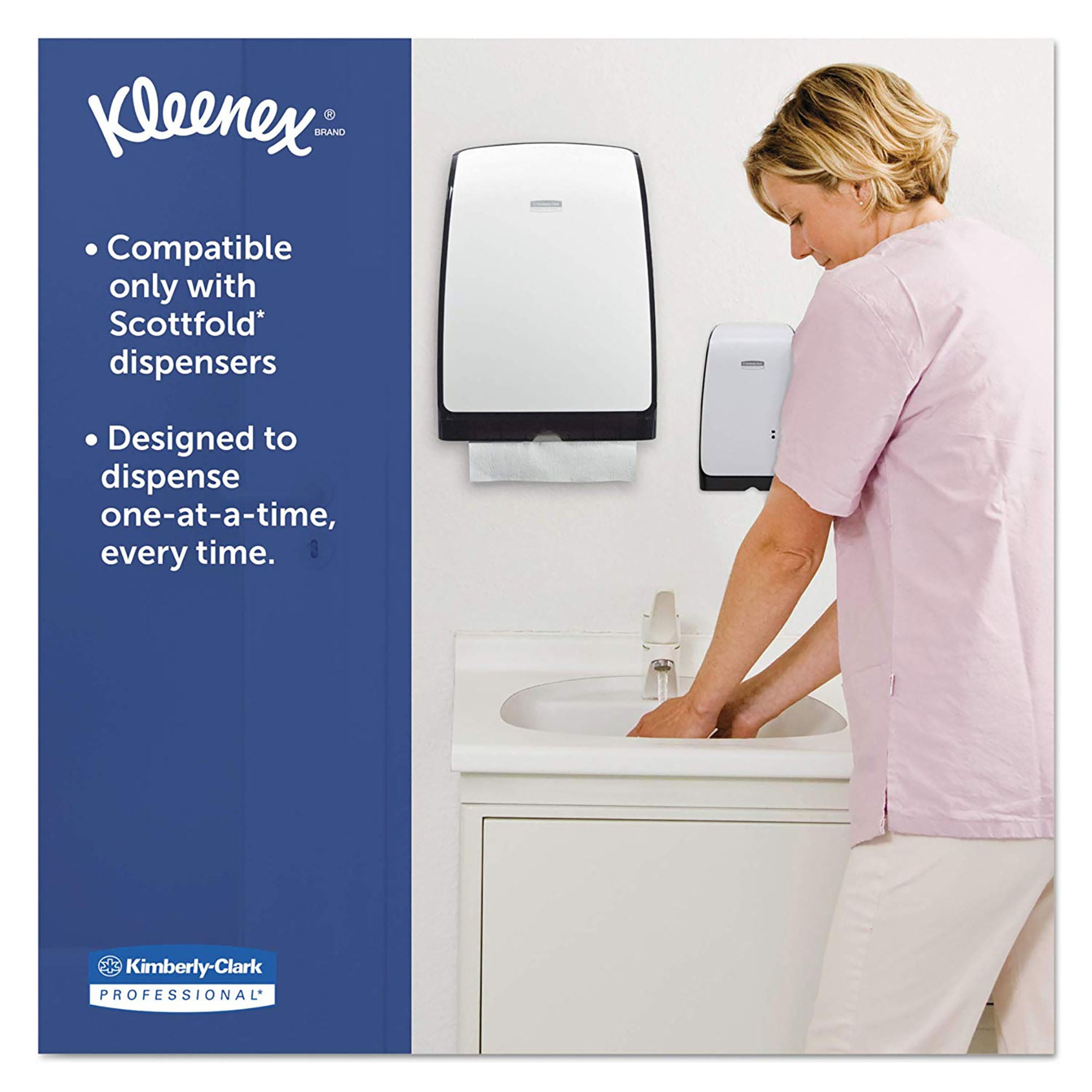 Kleenex Scottfold Paper Towel Multi-Fold 25 Pack(s), 120 Towels/ Pack