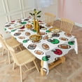 thumbnail image 5 of Football Helmets and Balls Pattern Rectangle Tablecloth 60"x102",Waterproof Polyester Rectangle Table Cloth, Wipeable Spillproof Polyester Tablecloth for Dining, Camping, Indoor and Outdoor, 5 of 6