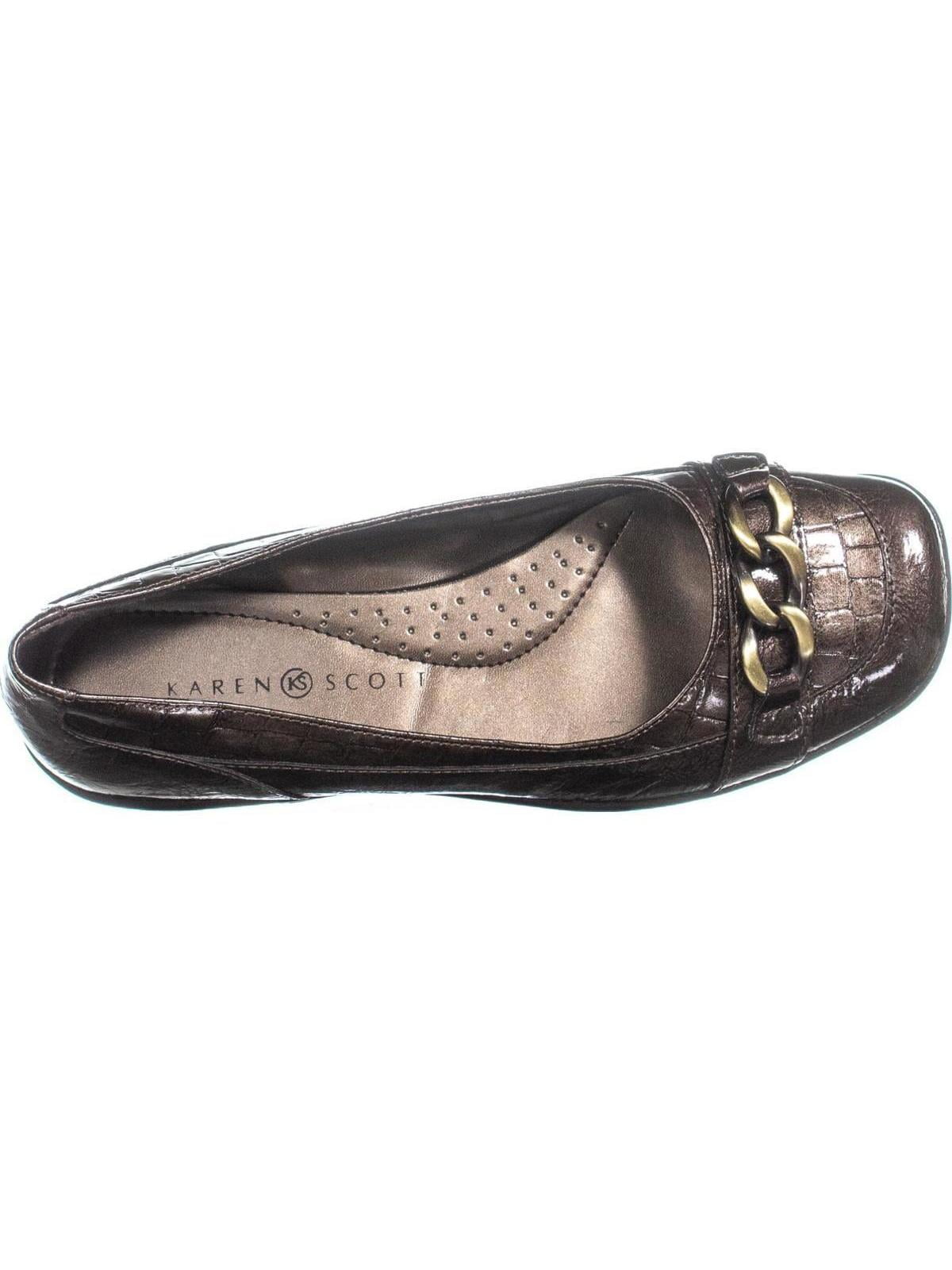 dark taupe flats