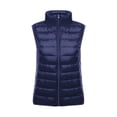 thumbnail image 3 of Women's Lightweight Down Vest Solid Color Short Jacket Outerwear Warm Winter Fashion Coat, 3 of 5