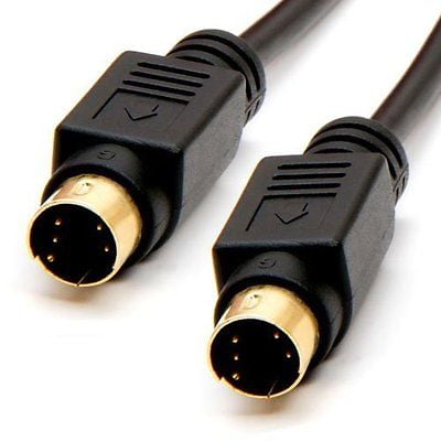 S-Video Male to Male 6 Feet Offspring Technologies SVIDMM06 Cable 