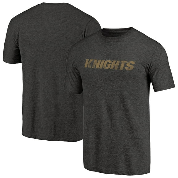 Men's Black UCF Knights Classic Wordmark Tri-Blend T-Shirt