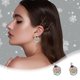 thumbnail image 1 of Pendientes navideños Xihbxyly ciervos europeos y americanos caramelo con forma de Navidad muñeco de nieve, 1 of 6