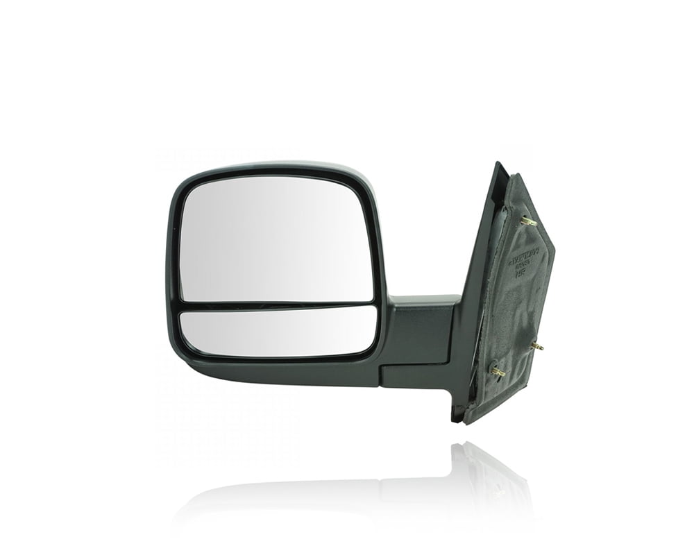 Dorman 955-187 Driver Side Manual Door Mirror Black and Chrome Folding for Select Chevrolet GMC Models 