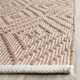 thumbnail image 4 of SAFAVIEH Montauk Kimberlyn Geometric Diamond Cotton Area Rug, Beige/Ivory, 2'3" x 3'9", 4 of 8