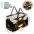 thumbnail image 2 of Honeybee Large Capacity Reusable Laundry Bag – Foldable Oxford Cloth Shopping Bag, Cube Organizer, and Beach Bag, 2 of 7