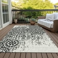 thumbnail image 6 of Addison Rugs Chantille Indoor/Outdoor Transitional Medallions Black Washable Rectangle Rug, 5' x 7'6", 6 of 6