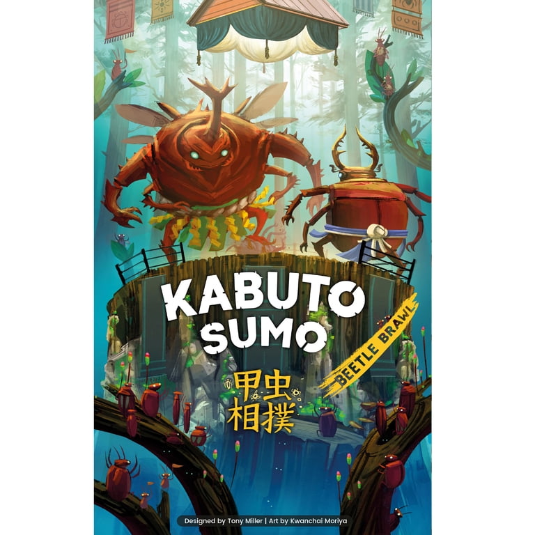 Nutt Heads Sumo Rumble Dice Game - Fun Family Board Game With Japanese Sumo Wrestling Theme For Kids & Adults