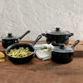 thumbnail image 2 of Gibson Home Casselman 7 Piece Cookware Set in Black with Bakelite Handle, 2 of 13