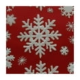 thumbnail image 4 of HAOXIT Christmas s Rectangle Square s Red Printed Table Cloths Rectangle Cover Table XL Rectangle Table Cloth Christmas 36*36, 4 of 8