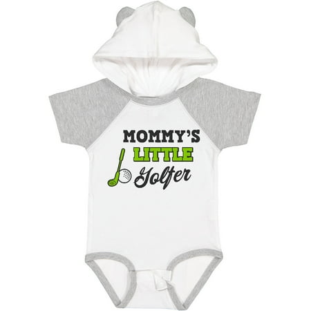 

Inktastic Mommys Little Golfer with Golf Club and Ball Gift Baby Boy or Baby Girl Bodysuit