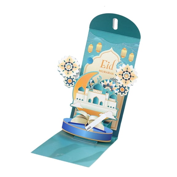 Giaone 3D Redness Envelopes Eid Mubarak Paper Money Packet Traditional Cultural Gift