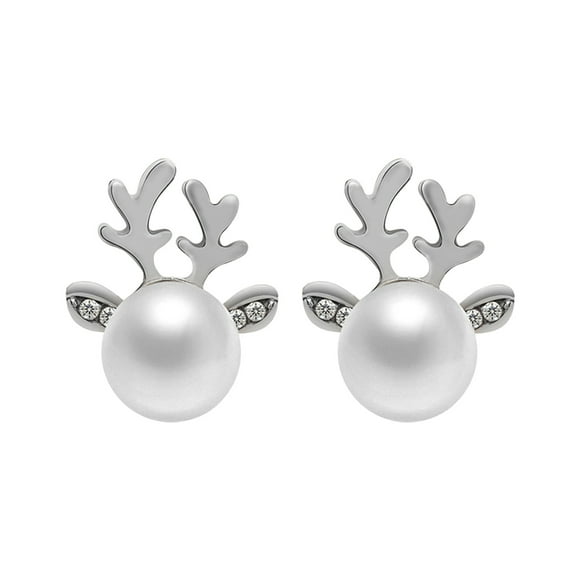 Fiudx Pendientes Navideños con Diseño de Reno, Encantadores Muñecos de Nieve, Elegantes Papá Noel, Regalos para Fiestas, Regalos para Adolescentes y Mujeres, Hermosa Caja de Regalo Incluida.