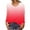 Red, variant on Long Sleeve Shirts for Women Cewneck Button Basic Shirts Vintage Gradient Color Graphic Tee Lightweight Casual Fall Clothes Loose Pullover (Dark Blue,L)