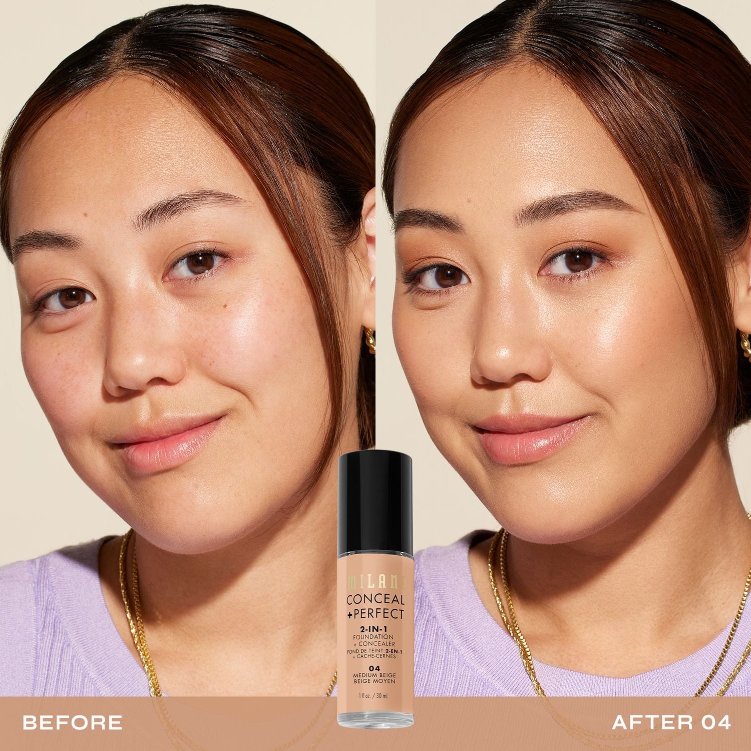 Milani Conceal + Perfect 2-in-1 Foundation + Concealer, Milani Conceal+Perfect 2-in-7