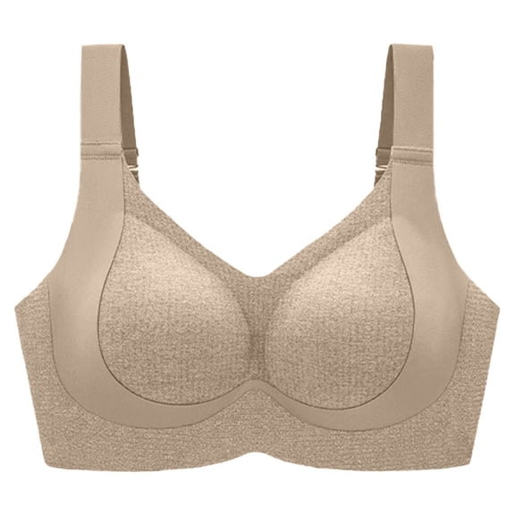 BILIKEYU Women's Wireless Full Coverage Anti Sagging Bra, Jelly Bras for Women, Bras for Women, Wireless Bras for Women