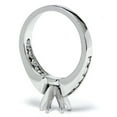 thumbnail image 3 of Pompeii 1/2ct Diamond Semi Mount Engagement Ring 14K White Gold (G/H,I1), 3 of 3