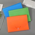 thumbnail image 3 of ZHAOYIQ 1Pc Office Storage Folder Paper Storage Bag A4 File Bag for Office (Orange), 3 of 8