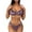 Purple, variant on Women Halter String Bikini Set Sexy Thong Cheeky Two Piece Swimsuits Women Leopard Bandage Sexy Bikini Push-Up Padded Swimwear Swimsuit Beachwear Set Black M