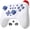 White, variant on Controller for , Pro Controller for /OLED/Lite/PC with 7 Colors LED Light/3-level TURBO Adjustable,4-Speed Dual Vibration ,Support Wake Up and Gyro Axis Motion (Purple)