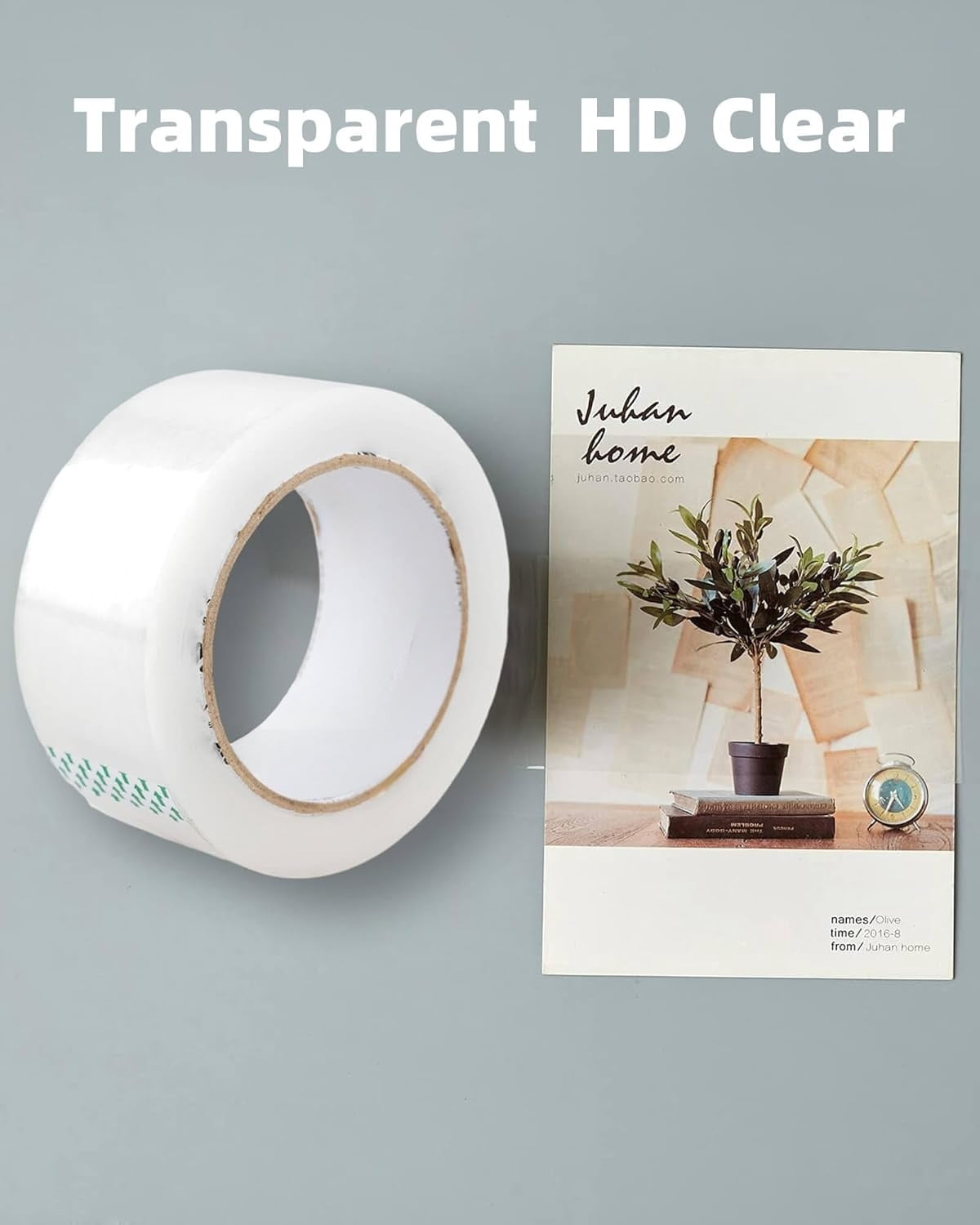 Heavy Duty Shipping and Moving Packing Tape, Clear, Packing and Moving Supplies, 1.88 in. x 110 yd., 6 Tape Rolls